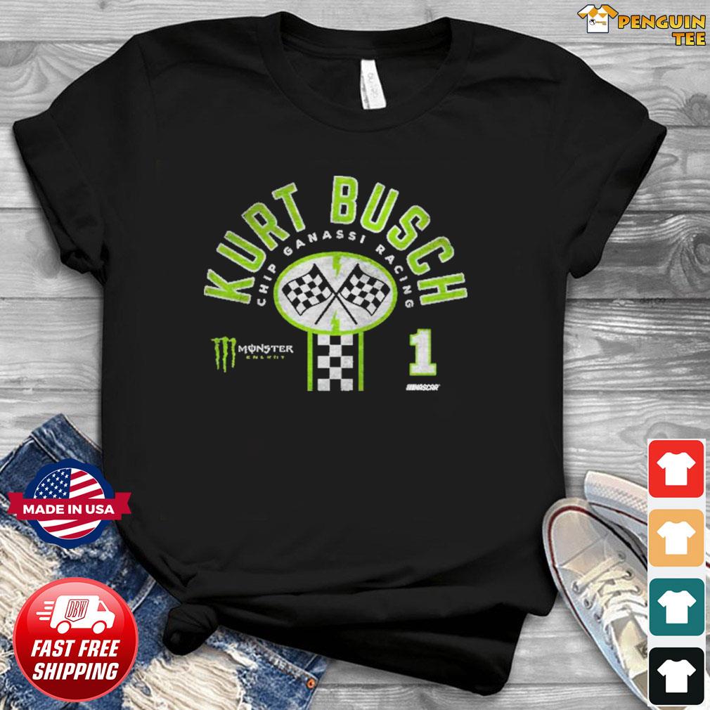 kurt busch monster energy shirt