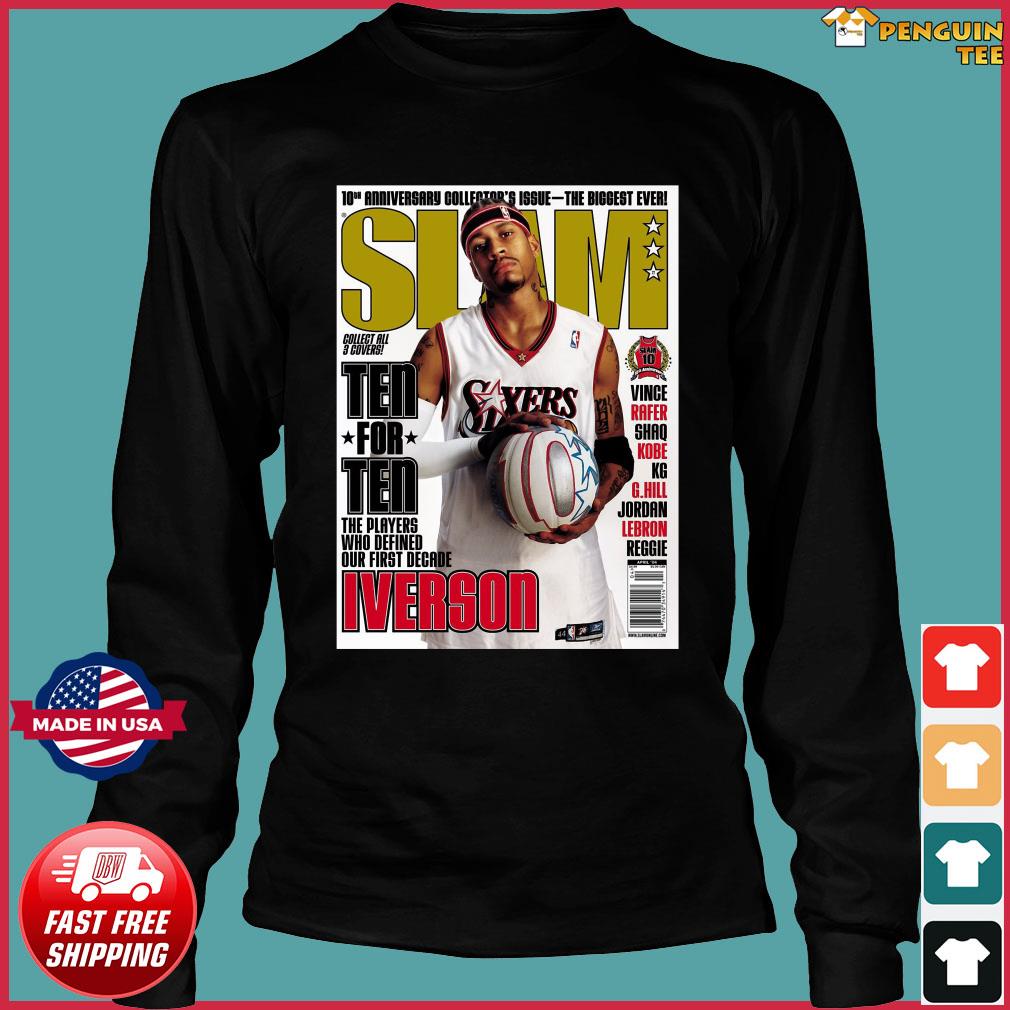 allen iverson long sleeve shirt