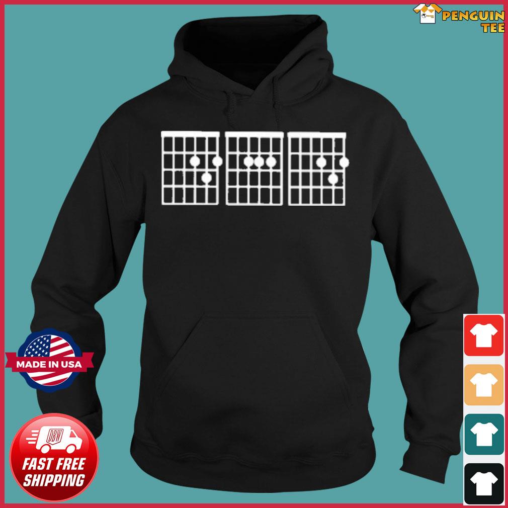 guitar chords shirt