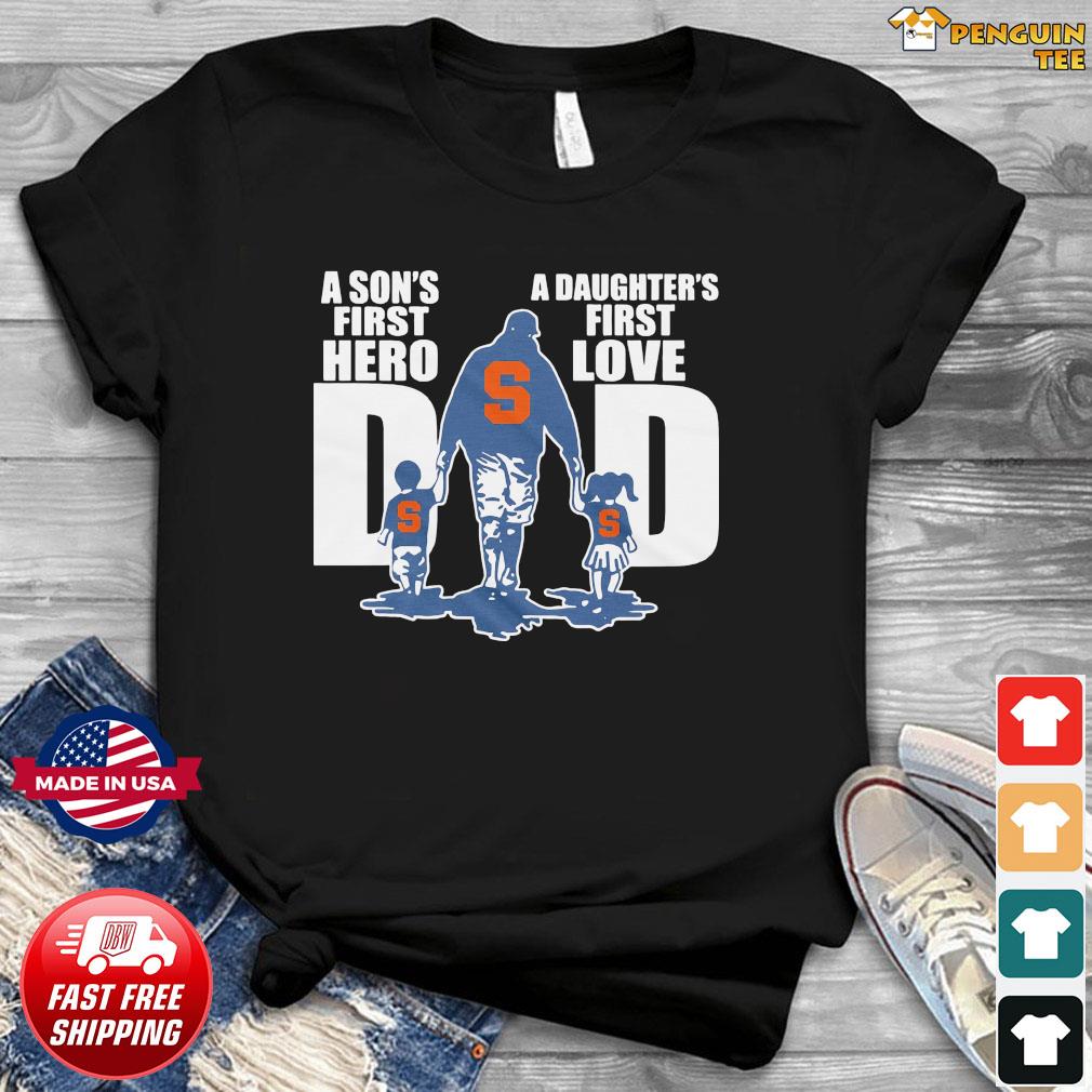 A son's first hero a daughter's first love dad chicago cubs happy father's  day shirt, hoodie, sweater, long sleeve and tank top