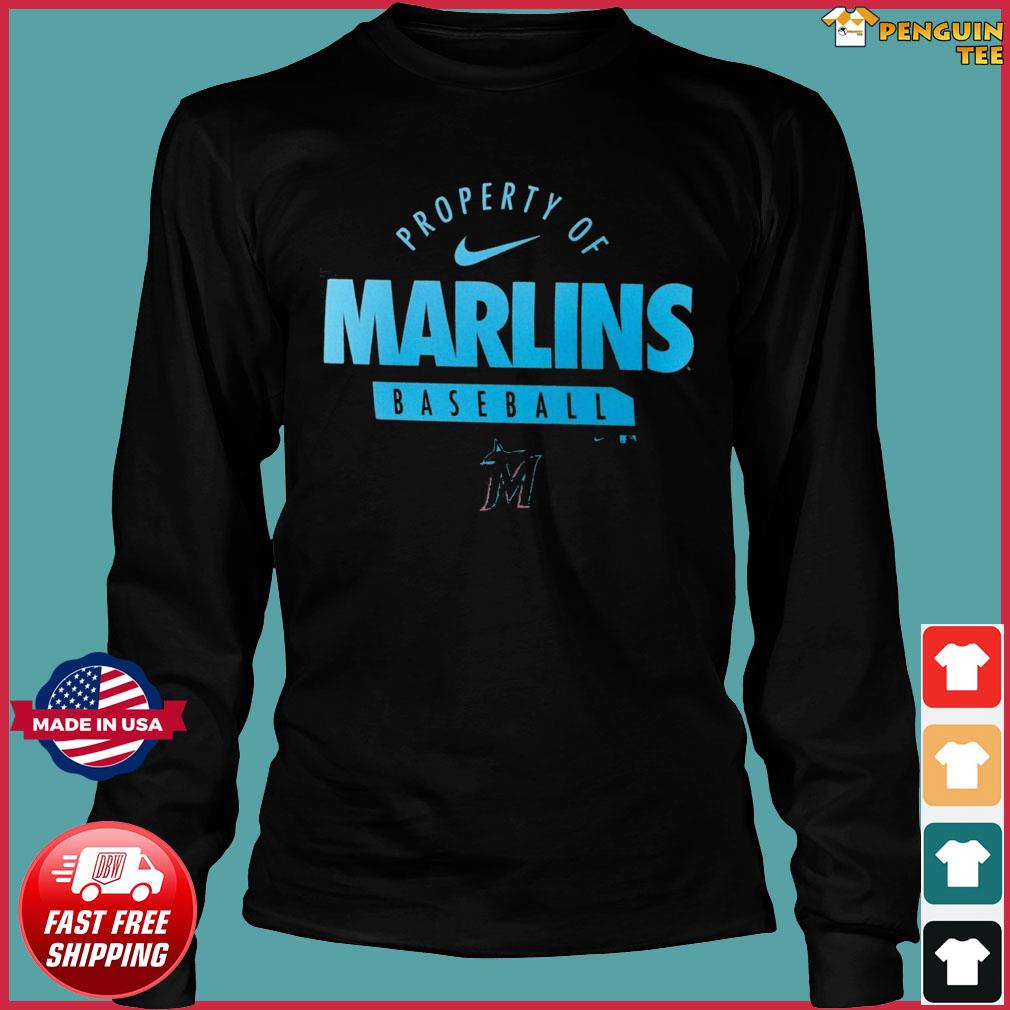 miami marlins long sleeve shirt