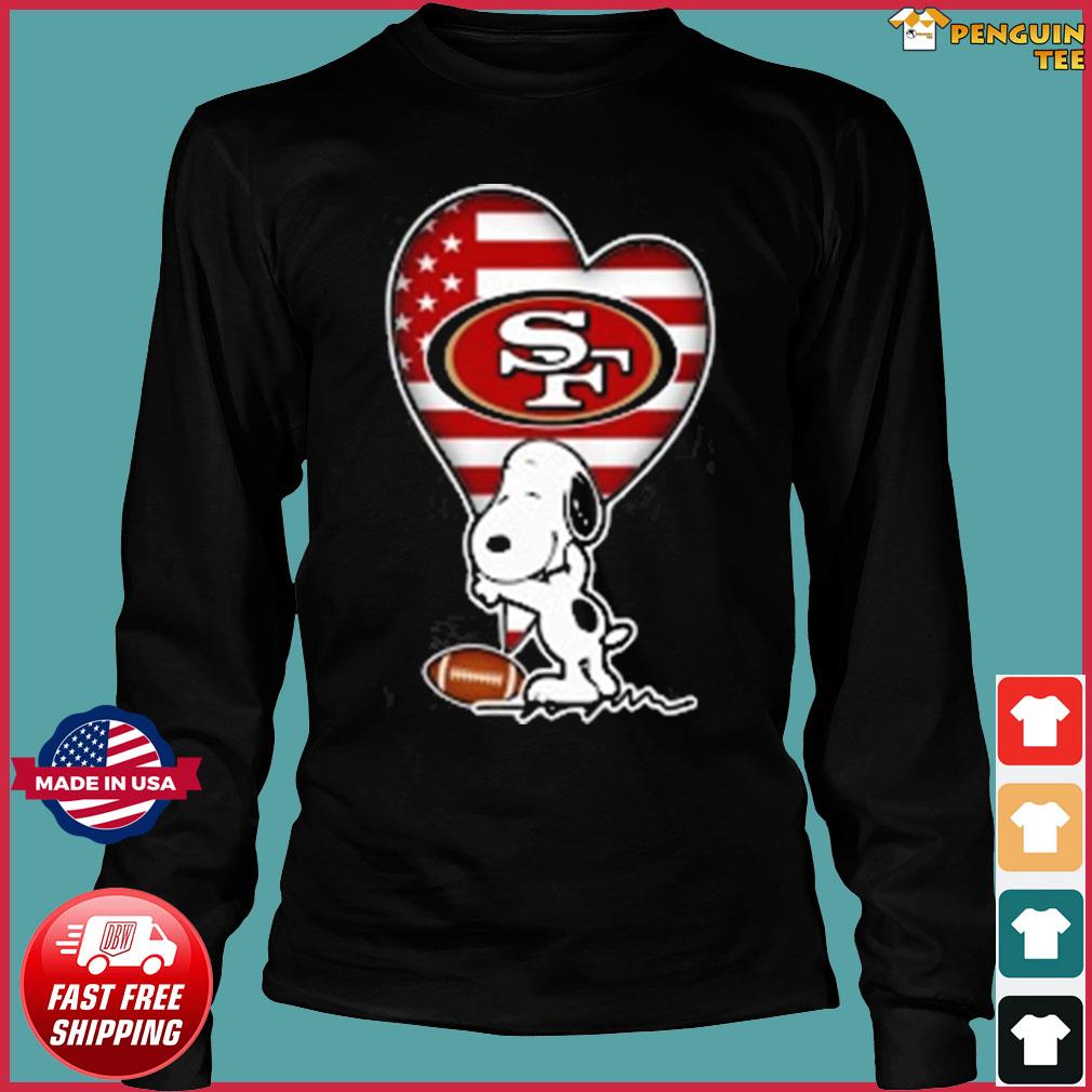 San Francisco 49ers NFL Football The Peanuts Movie Adorable Snoopy T Shirt  - Freedomdesign