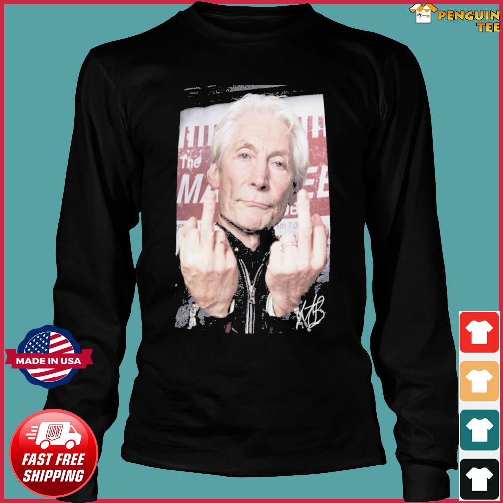 Official Rolling Stones Drummer Charlie Watts Tee Shirt ...