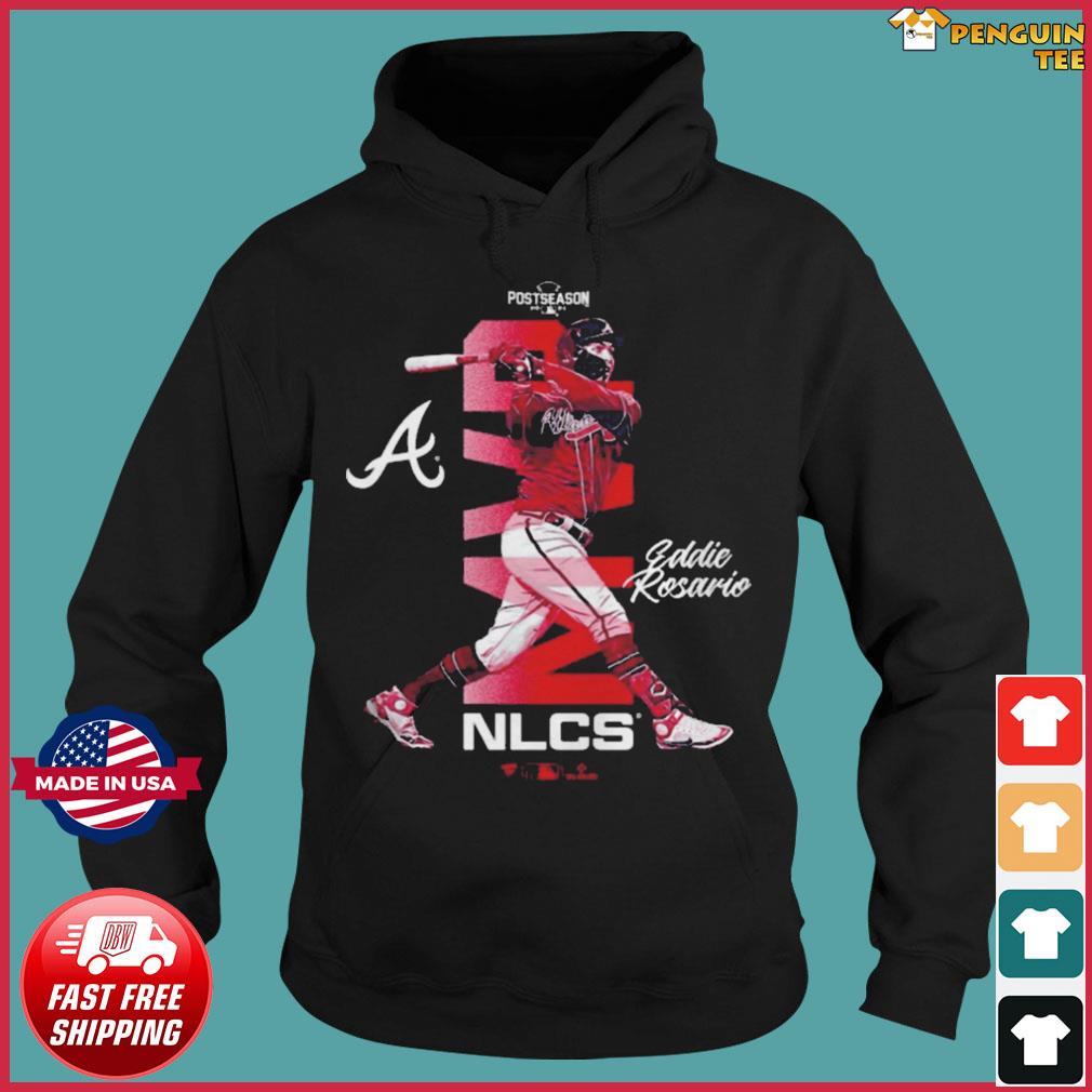 Eddie Rosario Black Atlanta Braves 2021 National League Champions MVP T- Shirt, hoodie, sweater, long sleeve and tank top