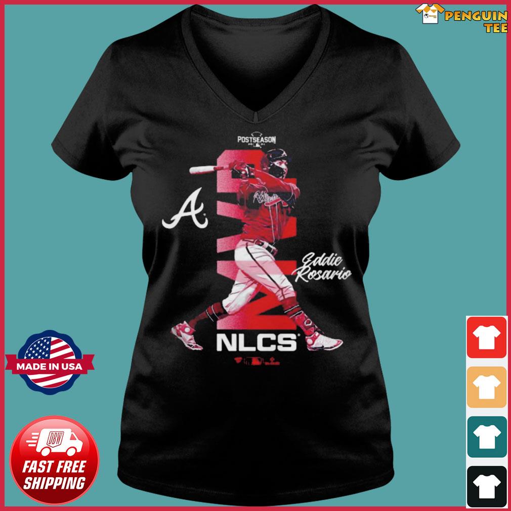 2021 Eddie Rosario Black Atlanta Braves 2021 National League Champions MVP  T-Shirt, hoodie, sweater, long sleeve and tank top