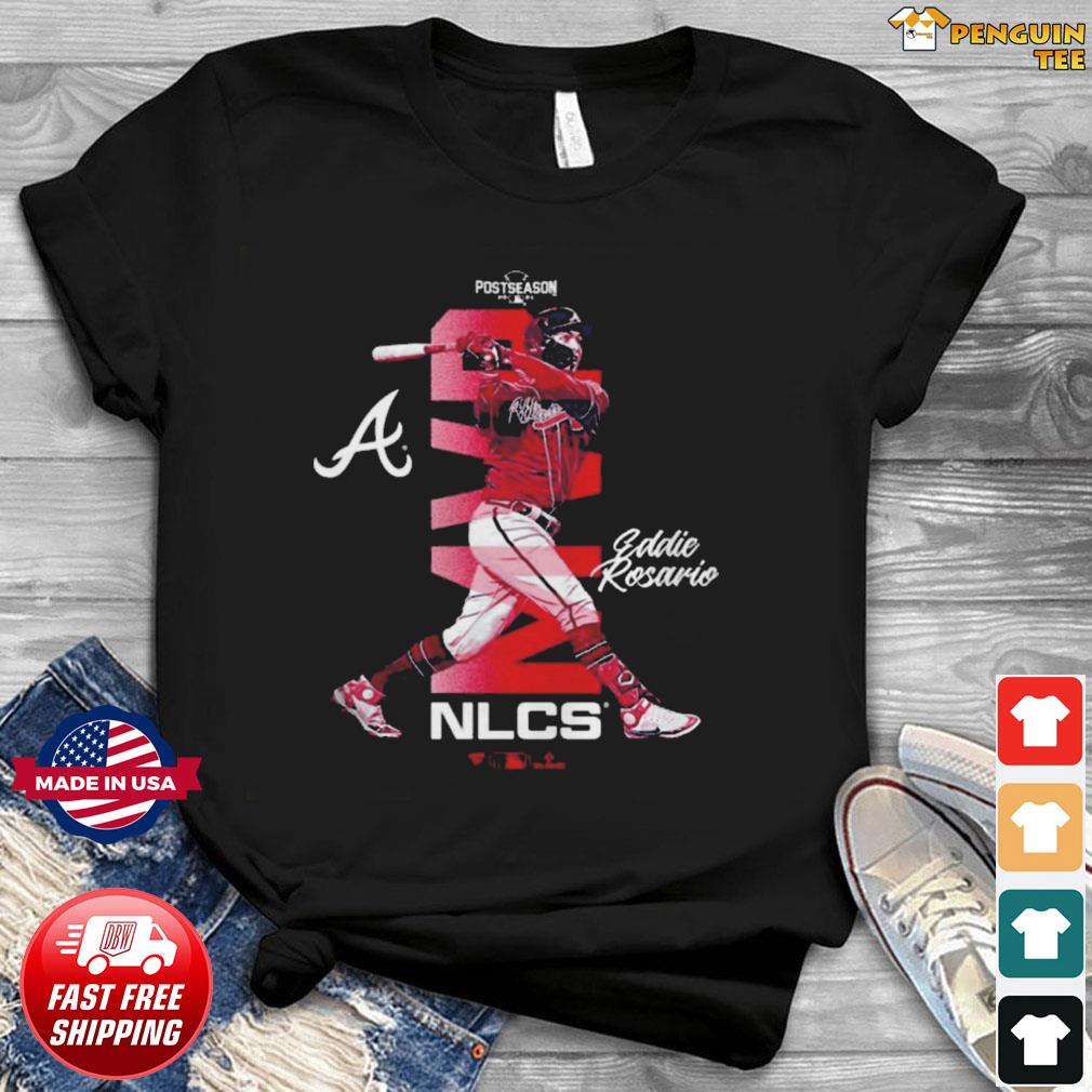 2021 Eddie Rosario Black Atlanta Braves 2021 National League Champions MVP  T-Shirt, hoodie, sweater, long sleeve and tank top