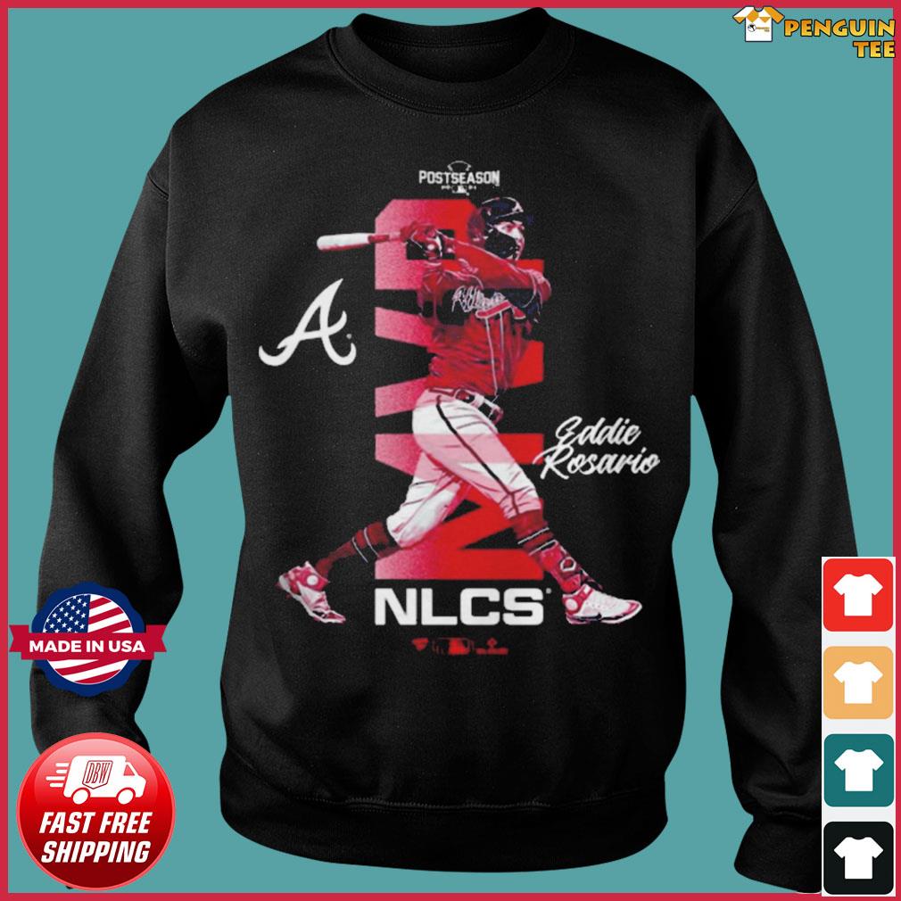 Eddie Rosario Black Atlanta Braves 2021 National League Champions MVP T- Shirt, hoodie, sweater, long sleeve and tank top