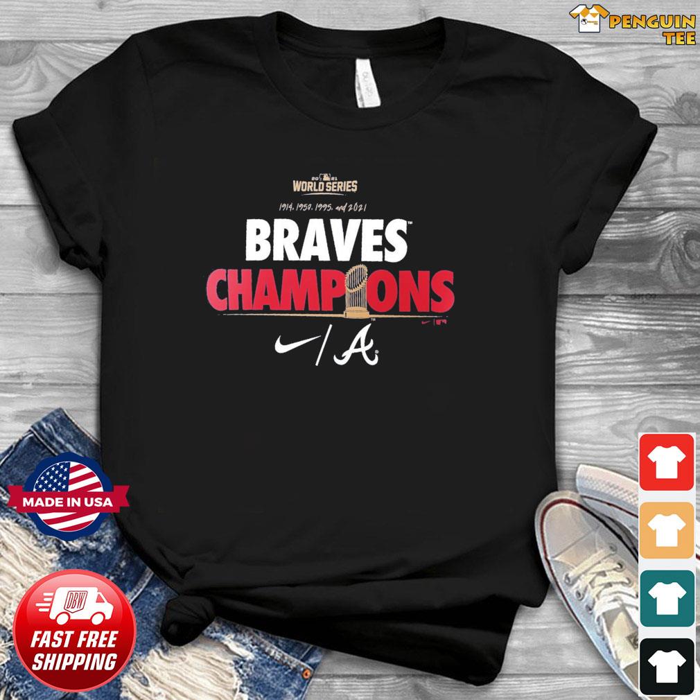 Atlanta Braves Nike 2021 World Series Champions Commish T-Shirt -  Tentenshirts