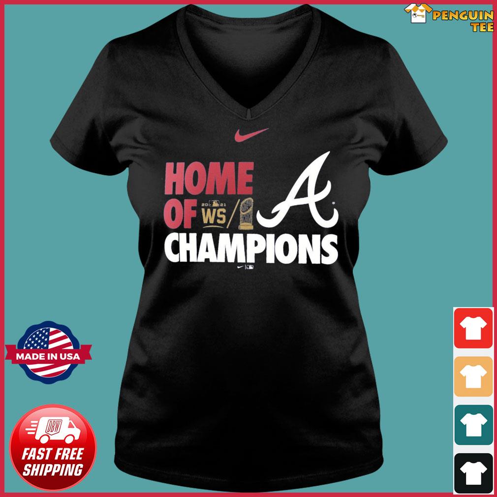 Atlanta Braves Nike 2021 World Series Champs Home Of Champions T Shirt -  Limotees
