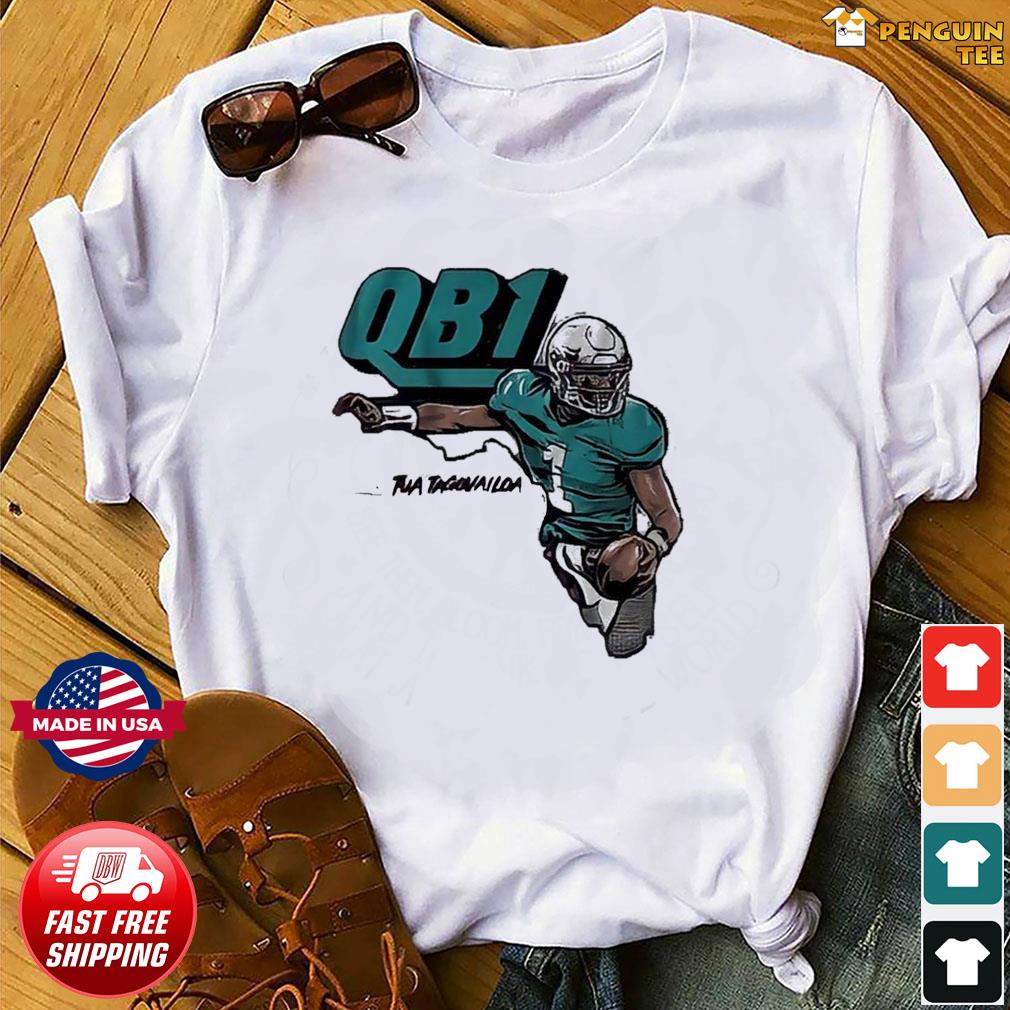 QB1 Tua Tagovailoa Miami Dolphins Shirt, hoodie, sweater, long sleeve and  tank top