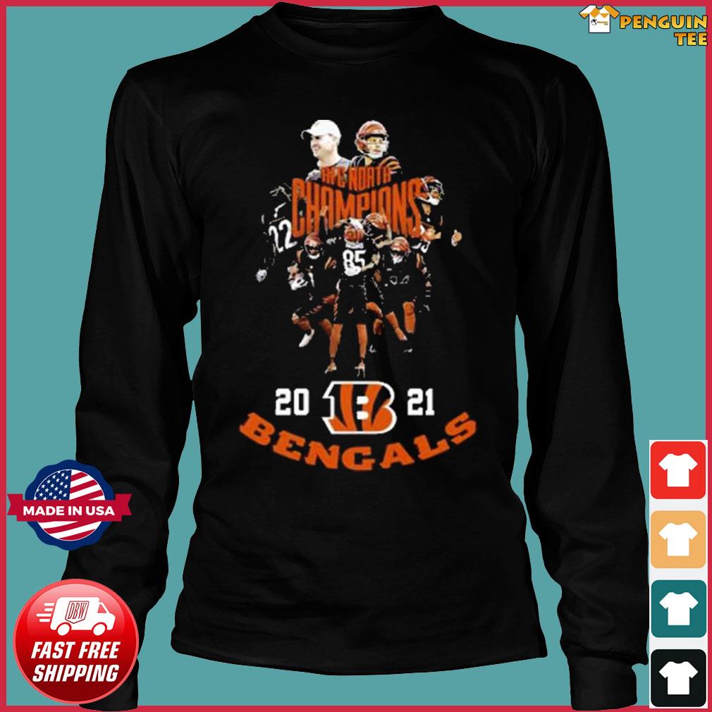 Cincinnati Bengals AFC North Division Champions run the North Champions  shirt, hoodie, sweater, long sleeve and tank top