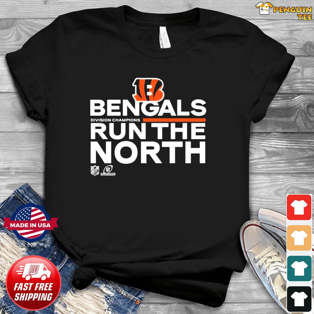 Cincinnati Bengals Run The North Shirt 2021 Afc North Division Champions  Shirt - Creamtee