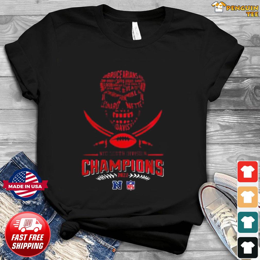 SKULL TAMPA BAY BUCCANEERS FOOTBALL TEAM 2022 NFC SOUTH DIVISION