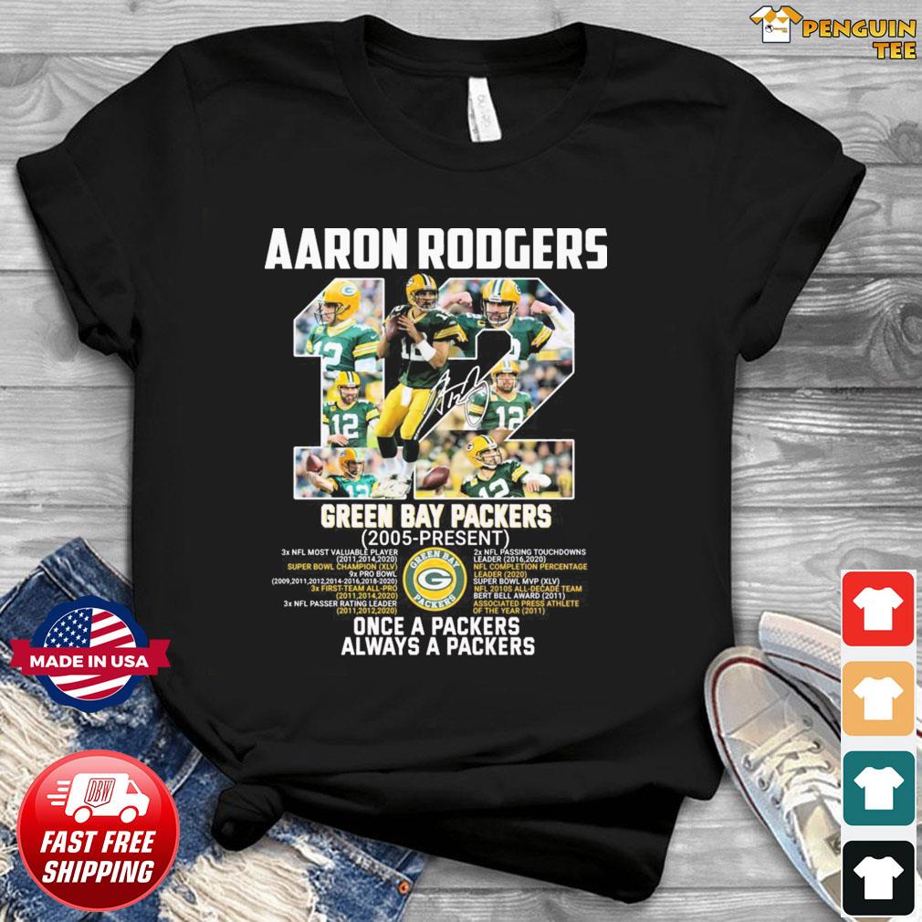 Official Aaron Rodgers Green Bay Packers 2005 - 2023 10 Pro Bowl, 1 Super  Bowl MVP thank you for the memories shirt, hoodie, sweater, long sleeve and  tank top