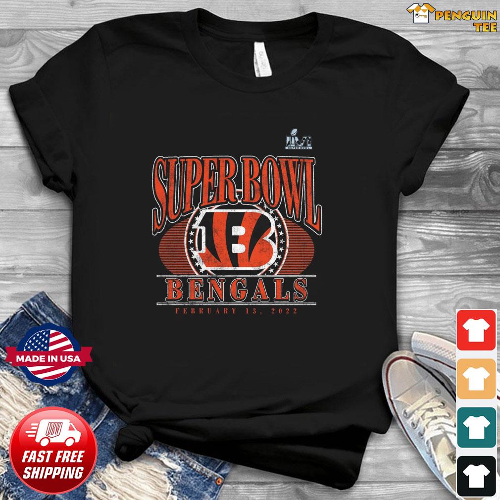 NFL Super Bowl LVI Cincinnati Bengals Men's Roster Shirt Fanatics Size  L