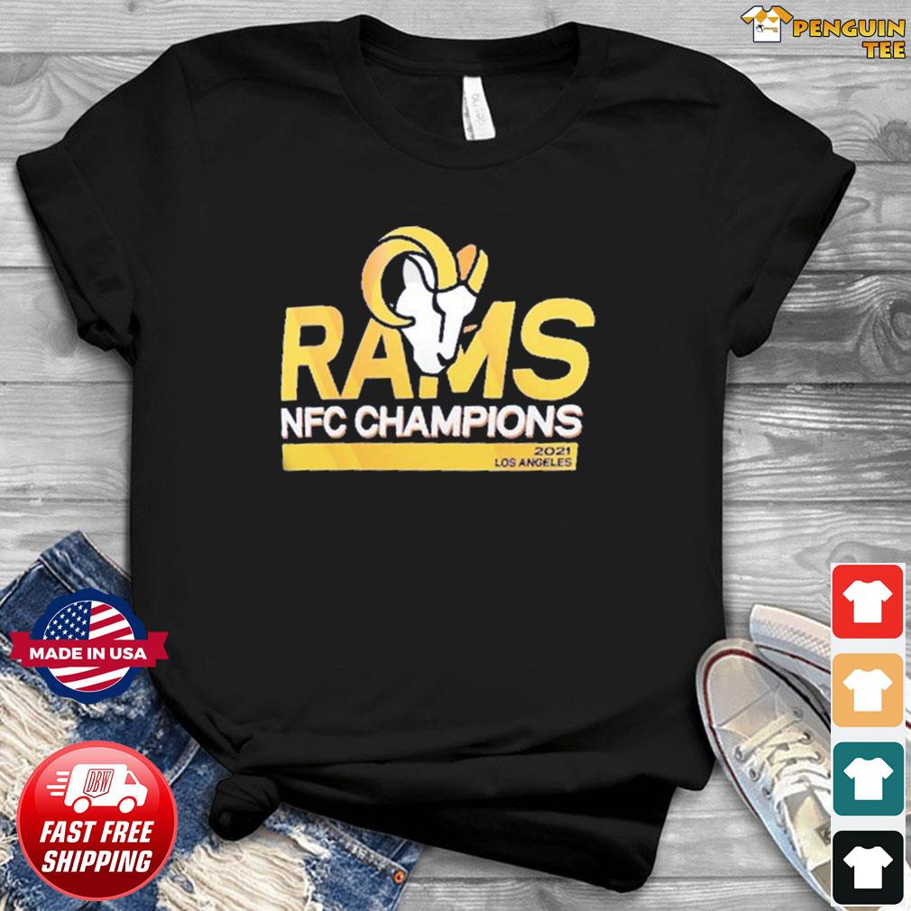 Los angeles rams nfc champions 2021 nfl football fan shirt los angeles rams  champions shirt, hoodie, sweater, long sleeve and tank top